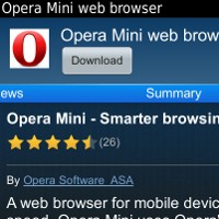 Opera Mini Mendarat di BlackBerry App World