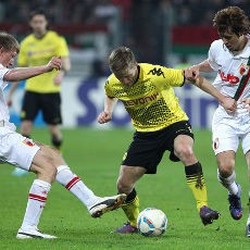 Rentetan Kemenangan Dortmund Dihentikan Augsburg