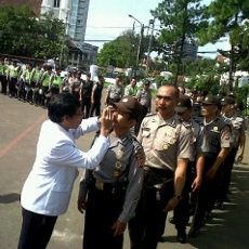 400 Polisi Dites Urine di Mapolresabes Bandung