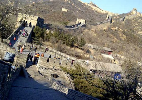 Tembok Besar China di Akhir Musim Dingin