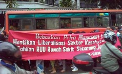 Awas! Angkutan Umum yang Dipakai Demo akan Ditertibkan