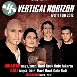 Vertical Horizon Konser di Jakarta & Bali Mei