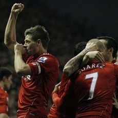 Bikin Tiga Gol, Gerrard Puji Suarez