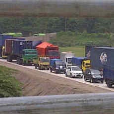 Jalur Arteri Porong Macet