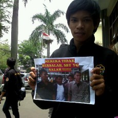 BEM Jabar: Enam Aktivis tidak Merusak Foto SBY!