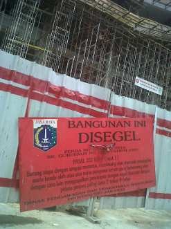 Gedung Baru Kemenko Kesra Disegel Karena Tak Kantongi Izin Arsitektur