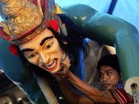 Ogoh-ogoh Raksasa Siap Sambut Nyepi