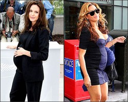 Selebriti Hamil Bergaya dengan High Heels