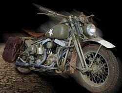 Motor Harley Captain America Dilelang