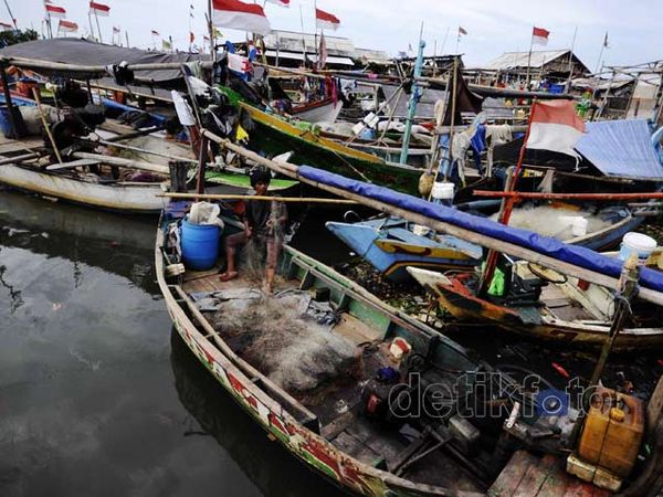 Angin Kencang Nelayan Takut Melaut