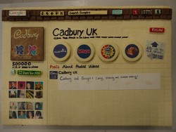 Cadbury Bikin Akun Google+ Dari Cokelat