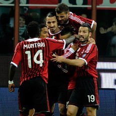 Ibra Dua Gol, Milan Tundukkan Roma 2-1