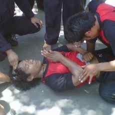 3 Simpatisan PDIP Tolak Kenaikan BBM di Mojokerto Kesurupan