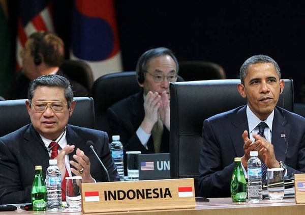 SBY-Obama Makin Akrab di Seoul