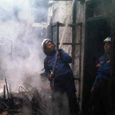 Rumah di Kalibokor Terbakar