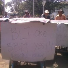 Pedemo Dukung BBM Naik di Gedung Sate Mengaku Dibayar