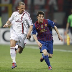 Milan vs Barca Berakhir Tanpa Gol