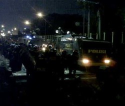 Massa Dihalau, Semanggi-Slipi Masih Dialihkan ke Jl Gerbang Pemuda