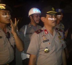 Bercoreng Odol, Wakapolda Awasi Pembubaran Massa di Depan DPR