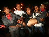 Bentrok di Makassar, Mahasiswa Terluka