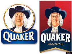 Pria di Logo Quaker Oat Kini Jadi Lebih Ramping