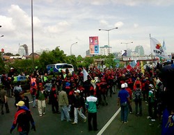 Polisi Optimistis Ungkap Oknum Demonstran Penyiram Cairan Kimia