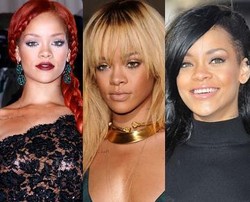 Warna-warni Rambut Rihanna
