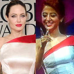 Dewi Persik Bergaya Ala Jolie