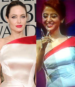 Dewi Persik Bergaya Ala Jolie