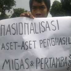 Mahasiswa Kecam Tambang Minyak Dikuasai Perusahaan Asing