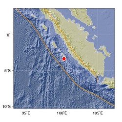 Gempa 5,3 SR Goyang Tenggara Kepulauan Mentawai