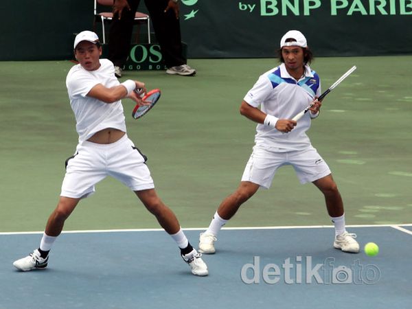Petenis Ganda Putera RI Tumbang dari Petenis Thailand