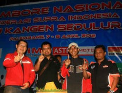 Komunitas Honda Supra Berkumpul di Palembang