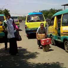 Sopir Bus Pantura Mogok Kerja, Angkutan Umum Dapat Berkah