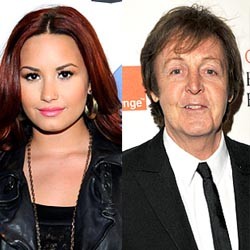 Duh, Demi Lovato Hampir Tabrak Paul McCartney