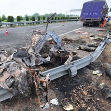 Bus vs Truk Pasir di China, 24 Orang Tewas