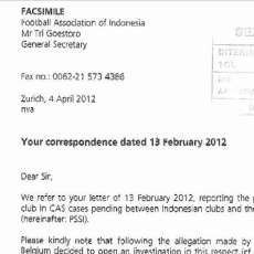 KBVB Selidiki Keterlibatan CS Vise dalam Banding Persipura ke CAS