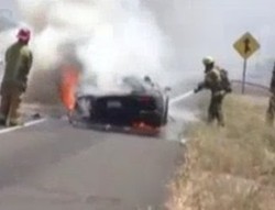 Wah, Lamborghini Meledak Saat Test Drive