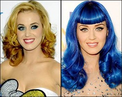 Warna-warni Rambut Katy Perry 