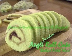 Resep Cake: Angel Roll Cake Pandan
