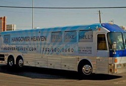 Hangover Heaven, Bus Unik di Las Vegas untuk Sembuhkan Mabuk Alkohol