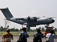 Airbus A400M Mendarat Perdana di Indonesia