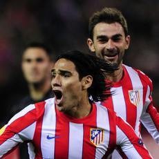 Falcao Dua Gol, Atletico Bekap Valencia 4-2