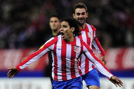 Falcao Dua Gol, Atletico Bekap Valencia 4-2