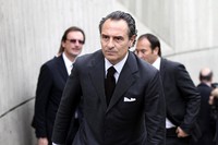 Pelatih Timnas Italia Cesare Prandelli turut menghadiri pemakaman Piermario Morosini. REUTERS/ANSA/Pool.