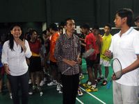 Jokowi Silaturahmi dengan Mantan Atlet Bulutangkis