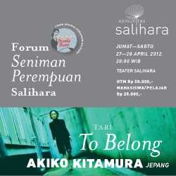 Penari Akiko Takamura Pentaskan To Belong