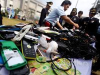 Ratusan Handphone Ini Disita dari Penjara