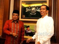 Eiittss...Jokowi Minta Restu Kyai NU