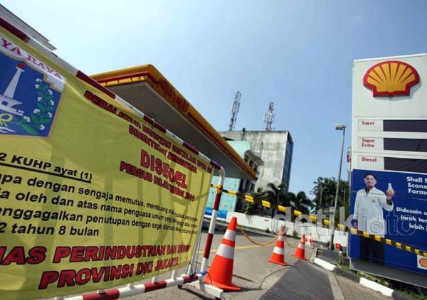 Izin Tidak Diperpanjang, SPBU Shell Ditutup Paksa